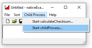 Performance Validator native and .Net child process